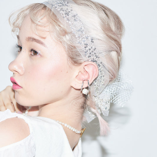 Petal Pearl Ear Cuff