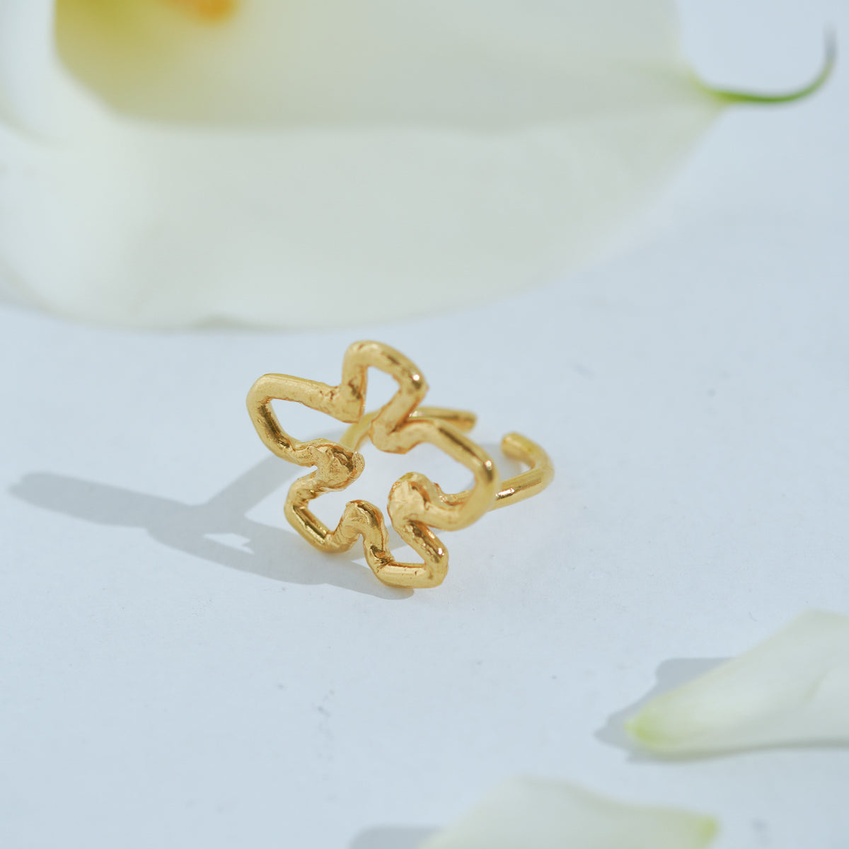 Tube Flower Ring