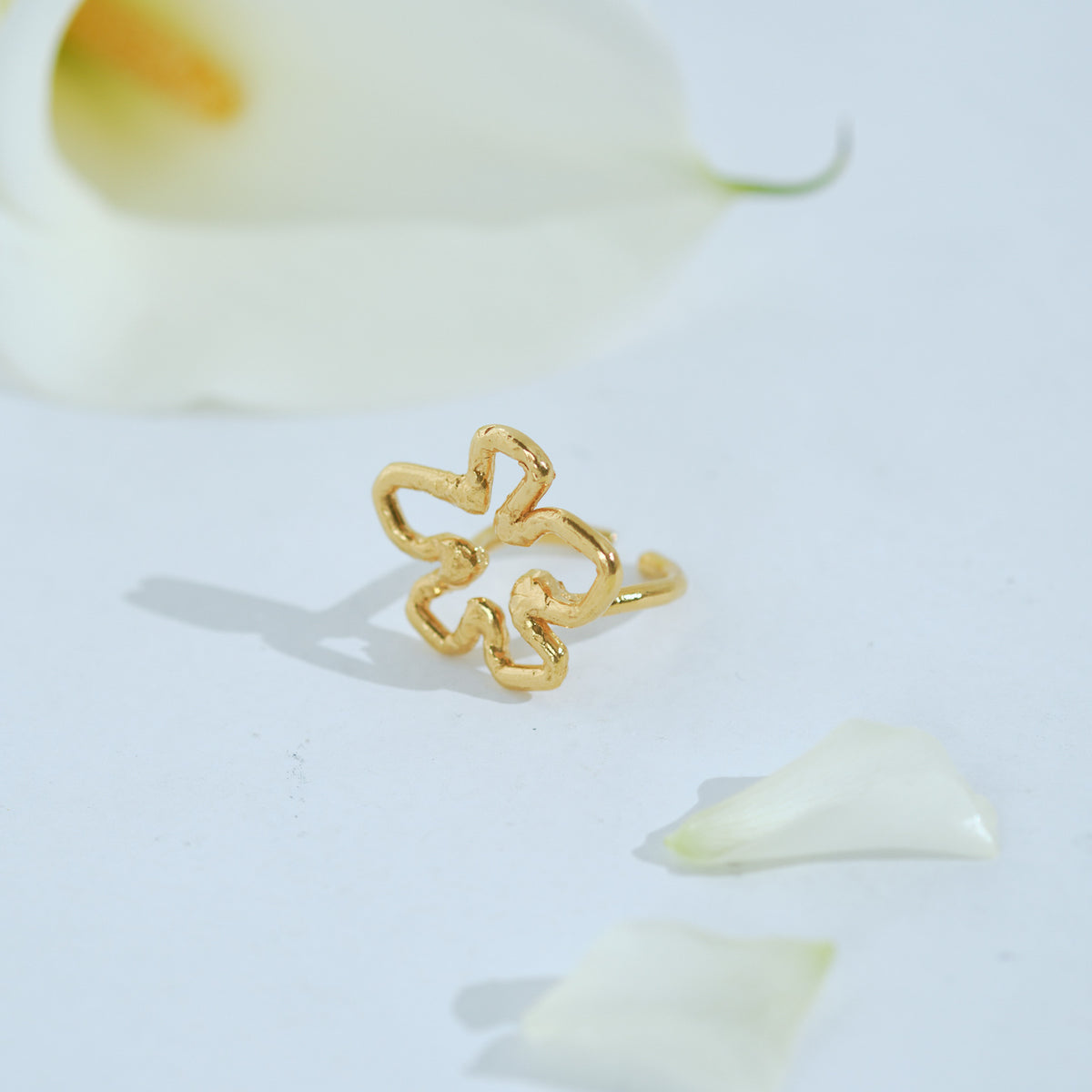 Tube Flower Ring