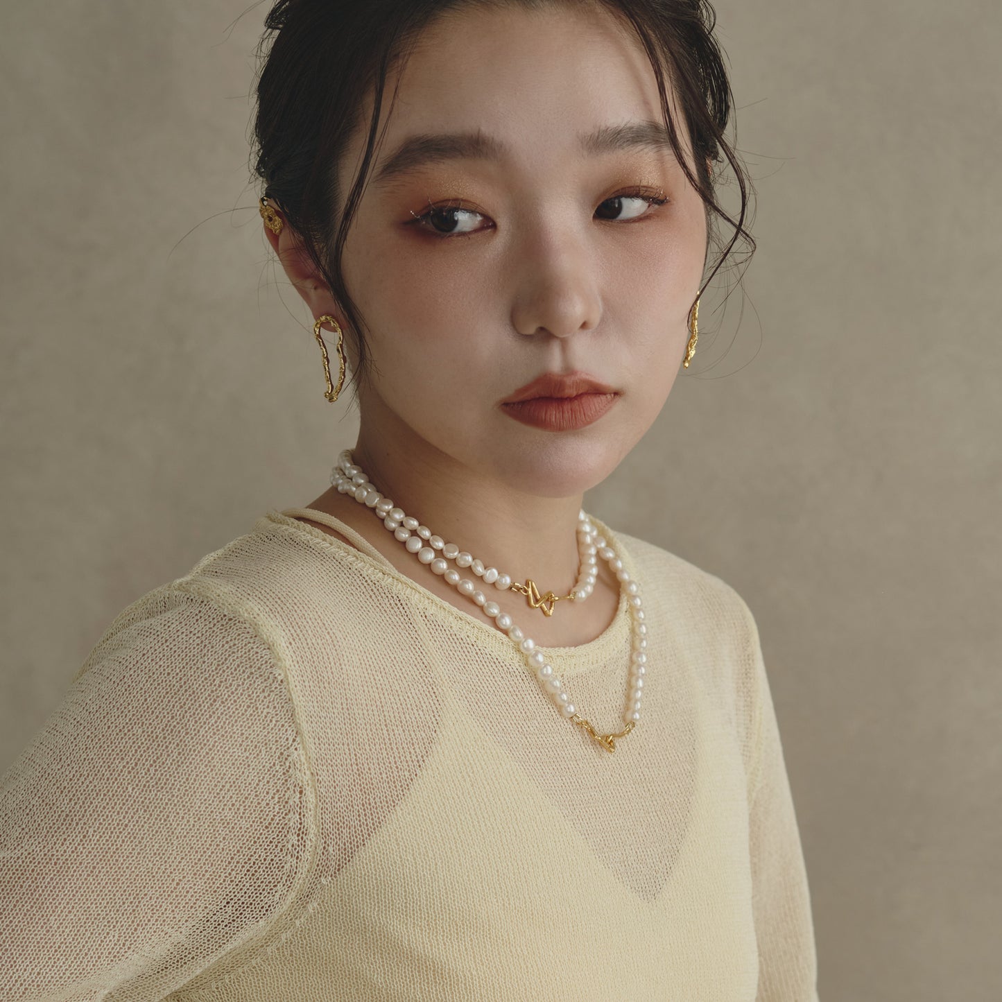 Ribboned Infinity Necklace