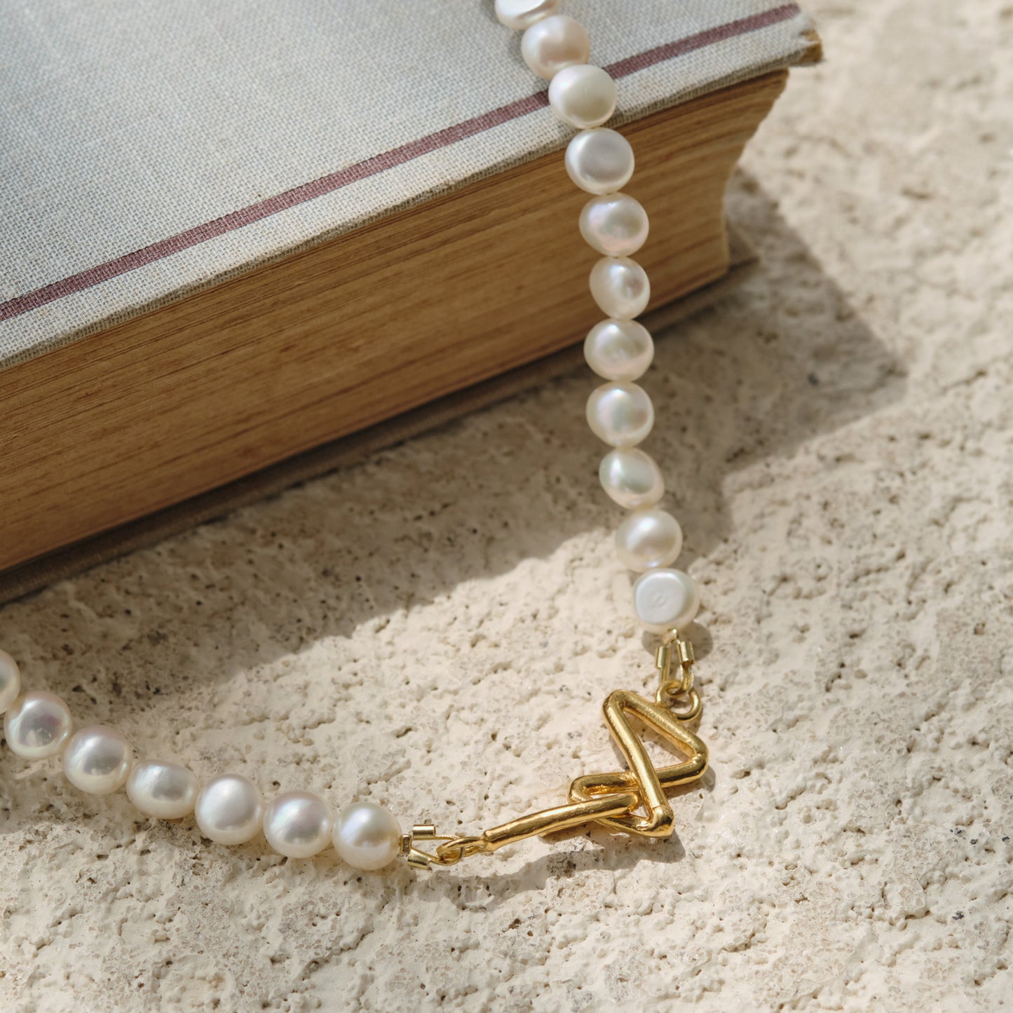 Ribboned Infinity Necklace