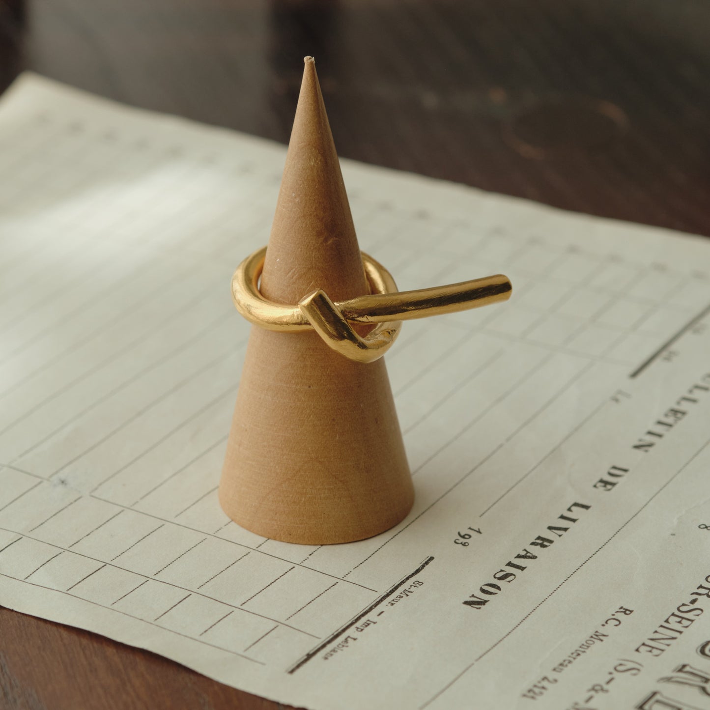 Ribboned Infinity Ring